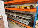 many shelves with different types of metal items on them