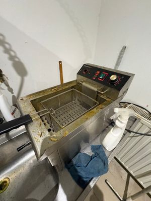 an image of a commercial fryer in a kitchen