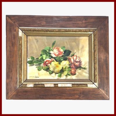 ROZIER Dominique 1840-1901 : Fleurs.