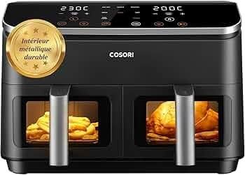 COSORI Air Fryer 2 Compartiments 8.