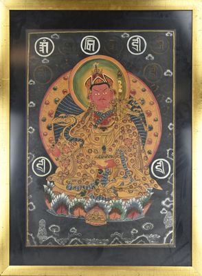 une image représentant un Bouddha assis en position du lotus