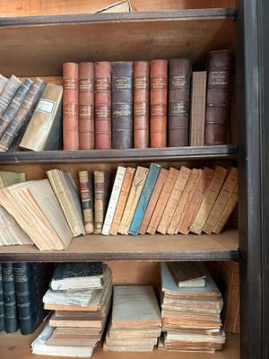 beaucoup de livres sur les étagères de la pièce
