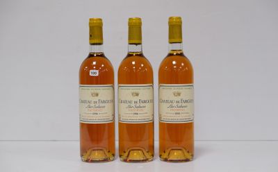 3 B - CHATEAU DE FARGUES - Sauternes - 1996