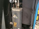 a water heater that is sitting in the back of a truck