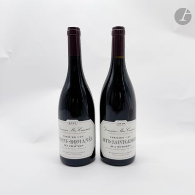 deux bouteilles de vin posées l'une à côté de l'autre sur une table