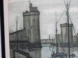 a picture of a drawing of a boat in the water