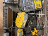 an overhead view of a tool box filled with tools on top of a wooden table