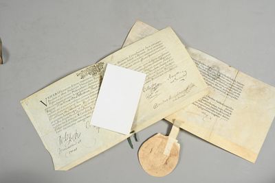 UNIVERSITÉ DE PARIS. 2 diplômes, XVIIe-XVIIIe.