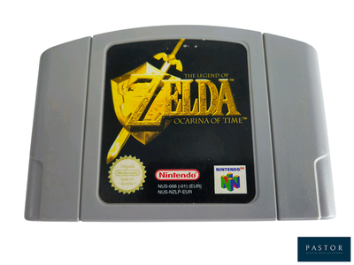 une image d'une cartouche de jeu Nintendo portant le logo de « The Legend of Zelda »