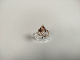 an image of a ring with a red stone in it