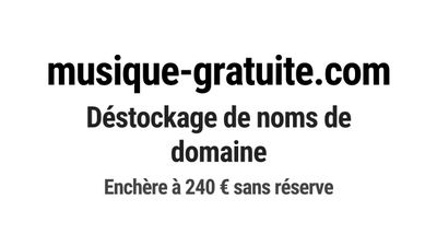 Nom de domaine musique-gratuite.