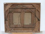 a picture of a wooden frame with a window on top of it