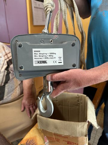 Peson KERBL, capacité 1000 kgs