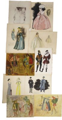 a lot of drawings and pictures of people on the wall