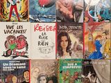 a lot of books that are on the wall
