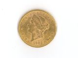 an image of a gold coin with a woman ' s head on it
