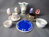 a lot of different items that are sitting on a table