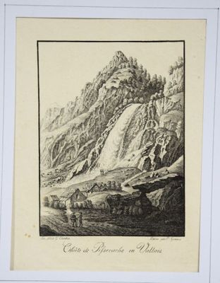Gabriel Charton (1775-1853) 4 lithographies, 34/27cm.