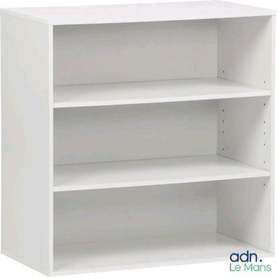 a close up of a white bookcase on a white background