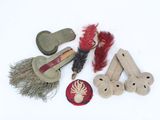 a lot of different items that are on a white surface