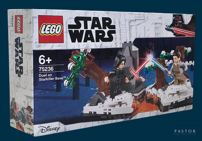 une boîte contenant un ensemble Lego Star Wars