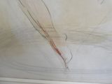 un dessin représentant une personne debout sur une planche de surf dans l'eau