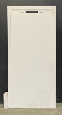 an image of a white refrigerator freezer sitting in front of a black wall