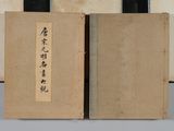 deux livres portant des inscriptions en caractères asiatiques, posés sur une table