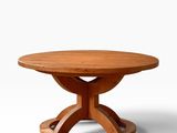 une image d'une table en bois sur fond blanc