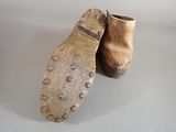 a pair of shoes that are sitting on a table