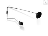 sunglasses with a black frame and a black lens on a white background
