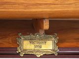 a sign that says victory on the top of a wooden table