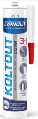 15 / LOT DE 4 CARTOUCHE Colle transparente Cyanolit Ko…