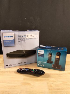 Lot Lecteur DVD 2000Series Philips, téléphone fixe duo D165 …