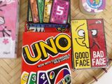 many different types of candy in a basket on the table