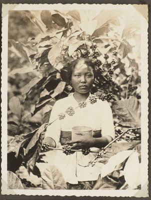 une vieille photo en noir et blanc représentant une femme tenant un livre