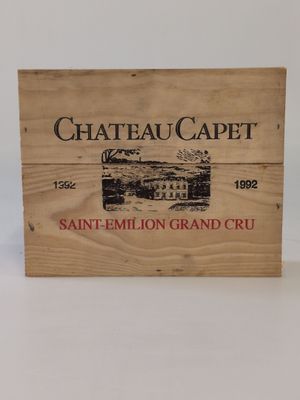 chateau cappett saint - emilio grand cru wine crate