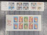 a picture of a set of stamps with cartoon characters on them