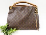 louis vuitton brown monogramet leather shoulder bag