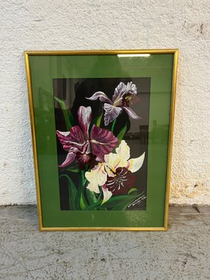 BELOUACHFOUN (XXe) Lot de 5 pièces encadrés représentant des…