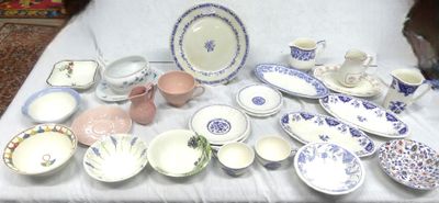 a table with a lot of plates and bowls on it