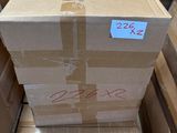 several boxes are stacked on top of each other in a warehouse