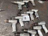 a lot of air tools that are on a table