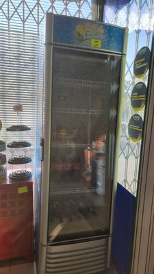 an image of a refrigerated refrigerator in a store