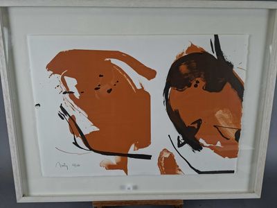 ECOLE MODERNE : MARTY Composition abstraite