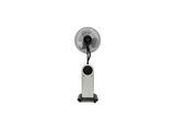 an image of a fan on a stand against a white background