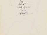 a black and white photo of a piece of paper with writing on it
