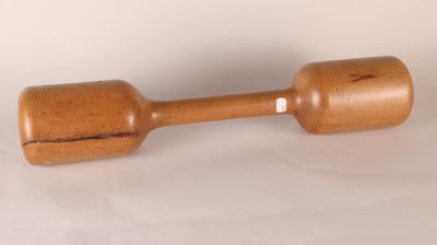 [ MEDECINE ] Très important pilon en buis tourné pour mortie…