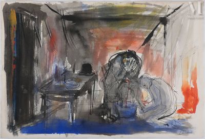 PARSUS Pierre (1921-2022) Elle saigne, 1974