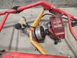 a small engine that is sitting on the ground